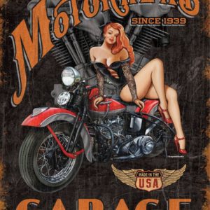 Skilt 30x40 Motorhead Garage
