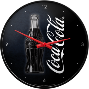 Klokke Coca-Cola sort
