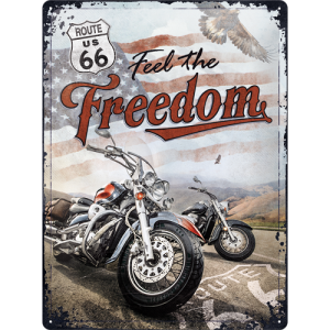 Skilt preget 30x40 Freedom