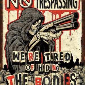 Skilt 30x40 No Trespassingg