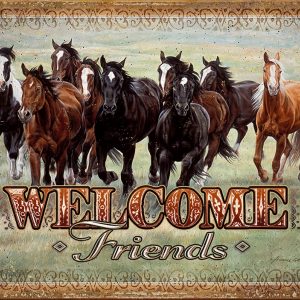 Skilt 30x40 Welcome Friends