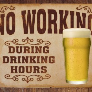 Skilt 30x40 No Working