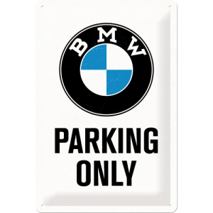 Skilt 20x30 BMW Parking only