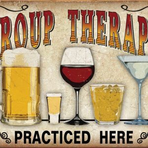 Skilt 30x40 Group Therapy