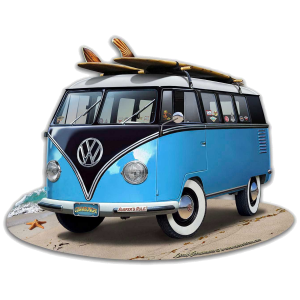 Formede Skilt Volkswagen Blå