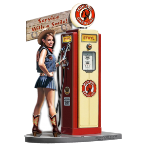 Formede skilt Mohawk Gasoline