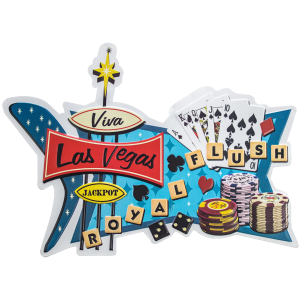 Formede skilt Viva Las Vegas