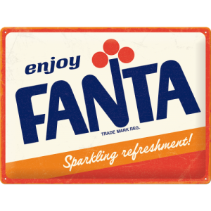 Skilt preget 30x40 Fanta