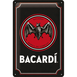 Skilt 20x30 Bacardi