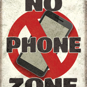 Skilt 30x40 No Phone Zone