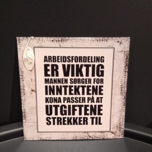 Skilt Arbeidsfordeling  sk1003