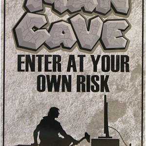 Skilt 20x30 Man Cave