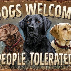 Skilt 30x40 Dogs Welcome