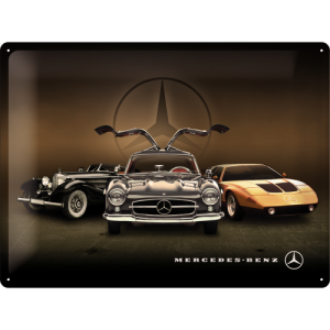 Skilt preget 30x40 Mercedes