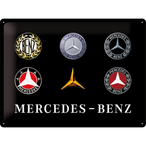 Skilt preget 30x40 Mercedes-Benz