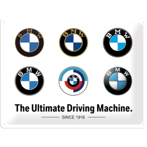 Skilt preget 30x40 BMW logo