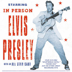 Skilt 30x40 Elvis Presley show