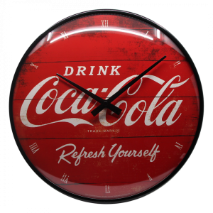 Klokke Coca-Cola rød