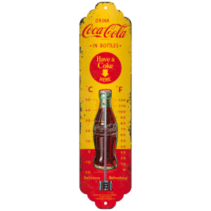 Termometer Coca-Cola gul