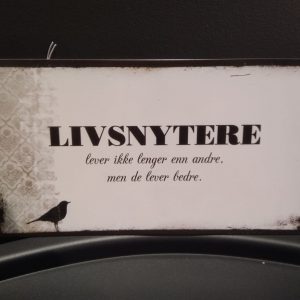Skilt Livsnytere