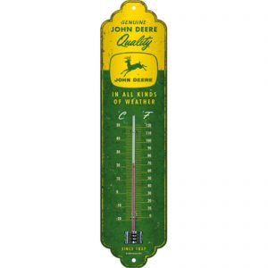 Termometer John Deere gul/grønn