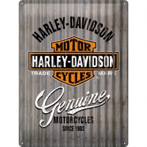 Skilt preget 30x40 Harley-Davidson Metal Wall
