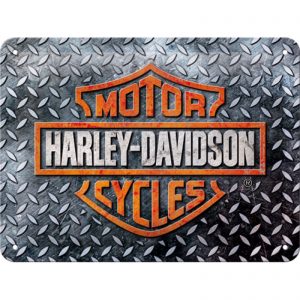 Skilt 15x20 Harley-Davidson grå