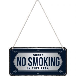 Skilt 10x20 No smoking