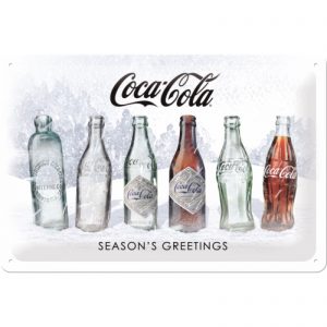 Skilt 20x30 Coca-cola season