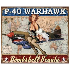Skilt 30x40 Bombshell beauty