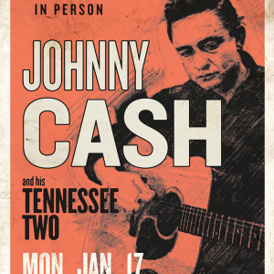Skilt 30x40 Johnny Cash & His Tennessee Two