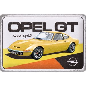 Skilt 20x30 Opel GT sinne 1968
