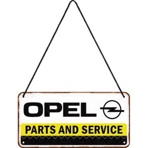Skilt 10x20 Opel Parts & Service