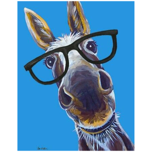 Skilt 30x40 Snickers the  Donkey