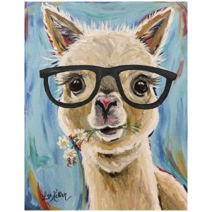 Skilt 30x40 Alpaca glasses