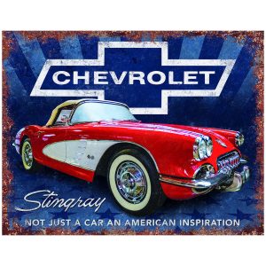 Skilt 30x40 Chevrolet corvette Stingray