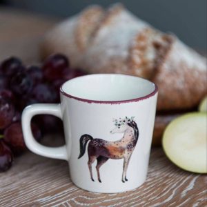 Bildekopp nr 18 Hest rosa