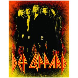 Skilt 30x40 Def Leppard The band