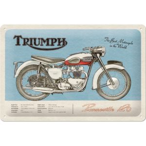 Skilt 20x30 Triumph Bonneville
