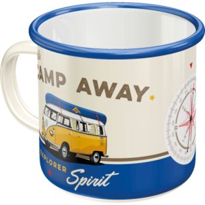 Emalje krus Volkswagen Bulli Lets Camp Away