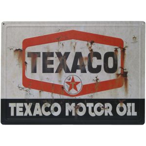 Skilt 30x40 Texaco Motor Oil Rusted