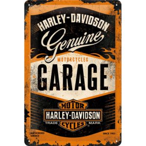 Skilt 20x30 Harley-Davidson Garage A4