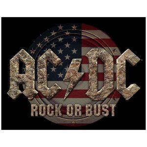 Skilt 30x40 ACDC Rock or Bust