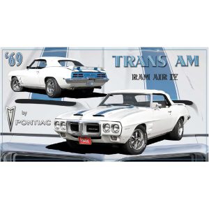 Skilt 48x24 cm 1969 Trans Am