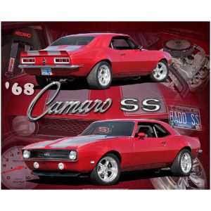 Skilt 30x40 1968 Camaro SS Hardtop