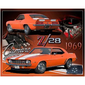 Skilt 30x40 1969 Camaro Z28