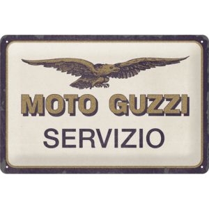Skilt 20x30 Moto Guzzi Servizio