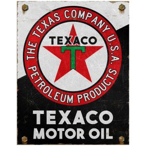 Skilt 30x40 Texaco Motor Oil