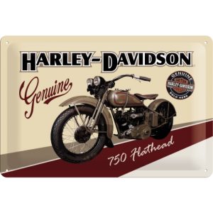 Skilt 20x30 Harley-Davidson Flathead