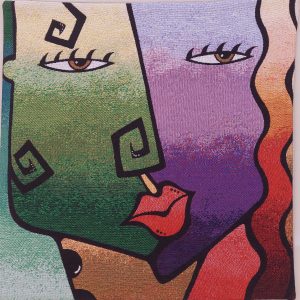 Putetrekk "Two face nr 1"